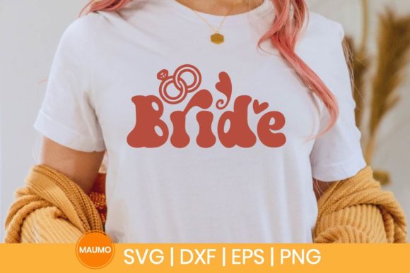 Bride Svg Graphic for Print Templates