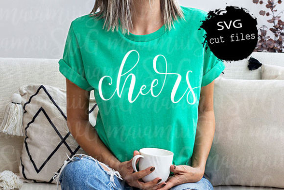 Cheers Svg for T-Shirt Designs and Graphics