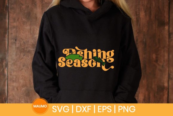 Fishing Season SVG Graphic for Print Templates
