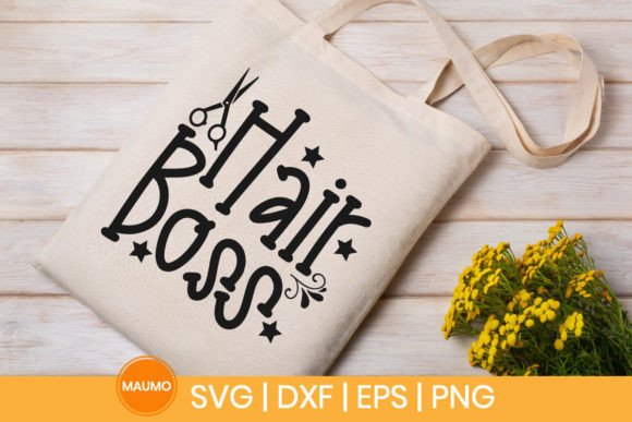 Hair Boss Svg Quote – A Versatile Graphic Design Asset for Print Templates