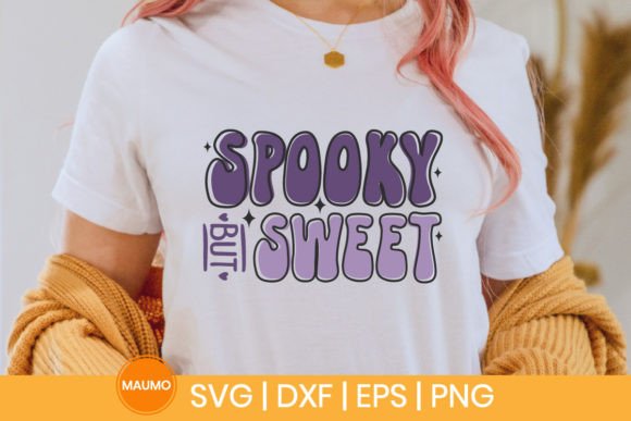 Halloween Svg Quote Spooky but Sweet - A Graphic Design Asset for Print Templates