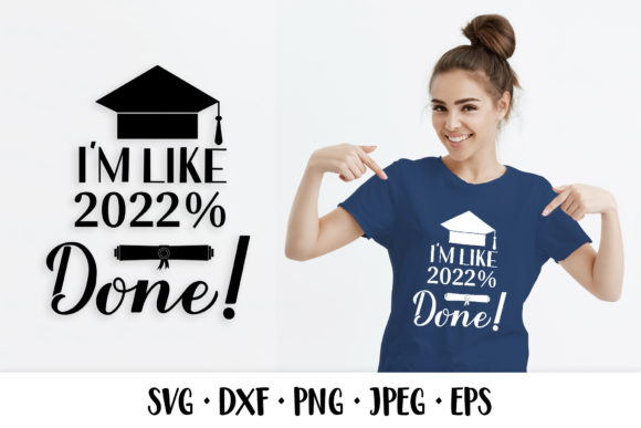 I’m Like 2022 Done. Graduation Quote – A Playful Graphic for Local Branding