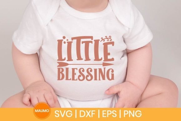 Little Blessing SVG for Branding and Print Templates