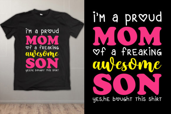 Mom T Shirt Design for Blogs and Print Templates