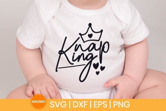 Nap King SVG Design for Crafting and Print Templates