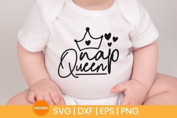 Nap Queen SVG Quote for Print Templates and Graphics